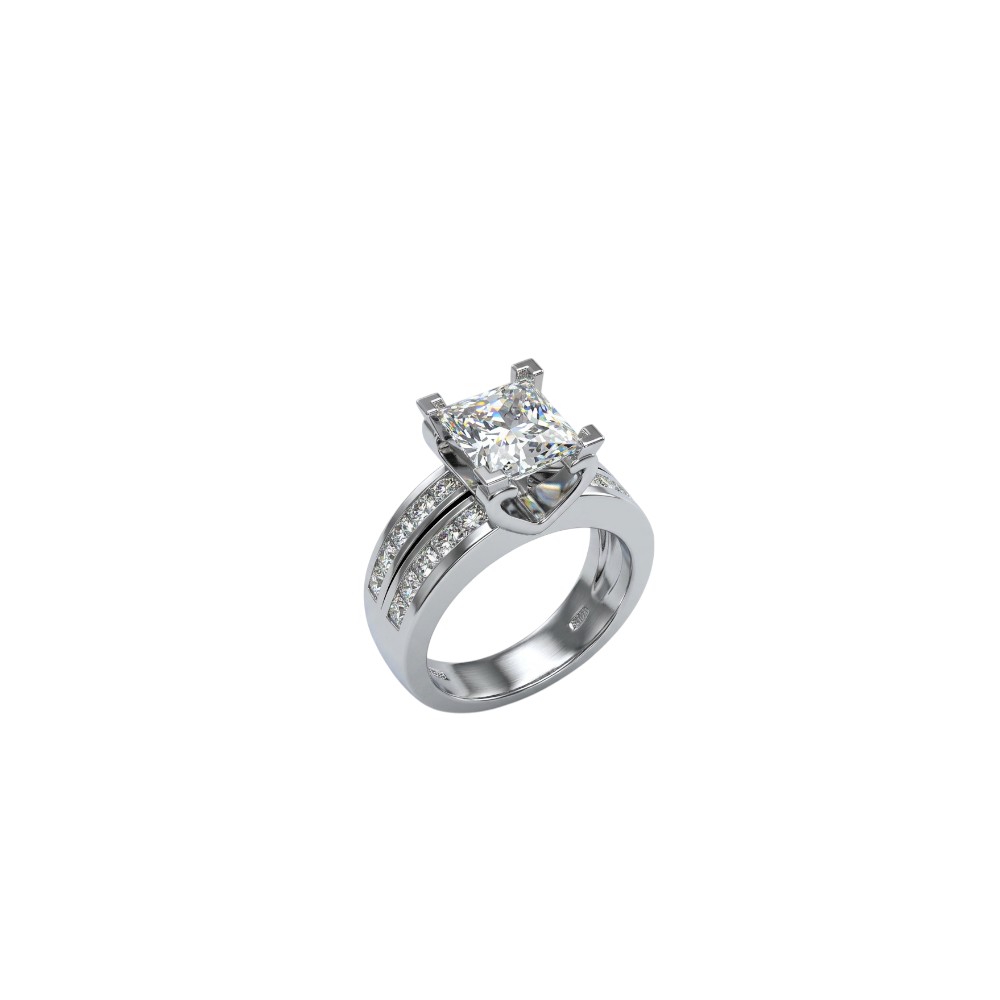 Heart Shape Princess Diamond